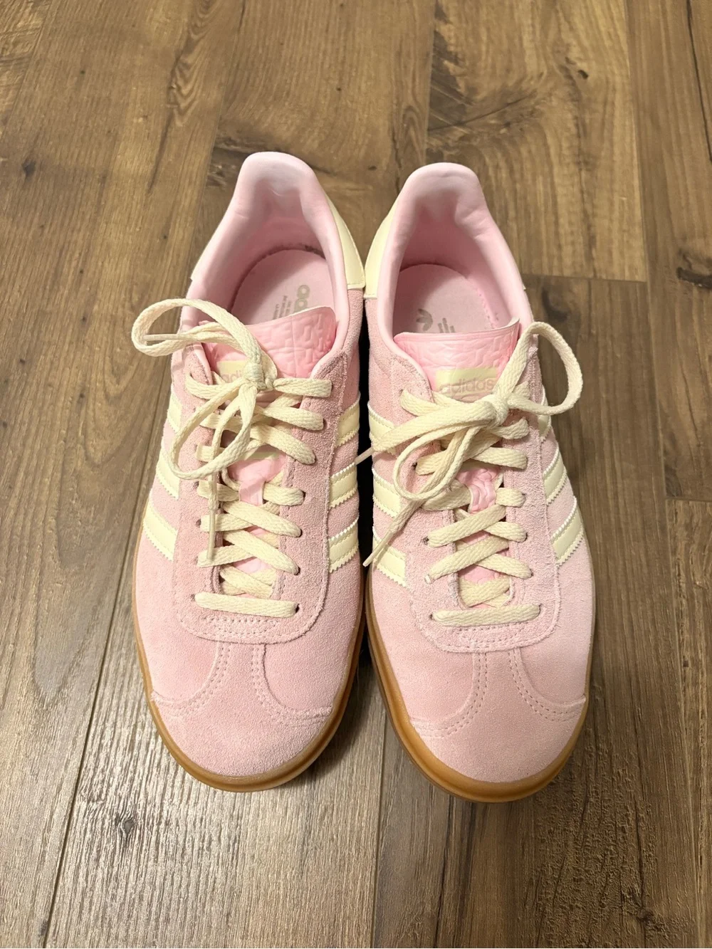 adidas Women’s Platform Gazelle Sneakers - Pink, Cream, Gum